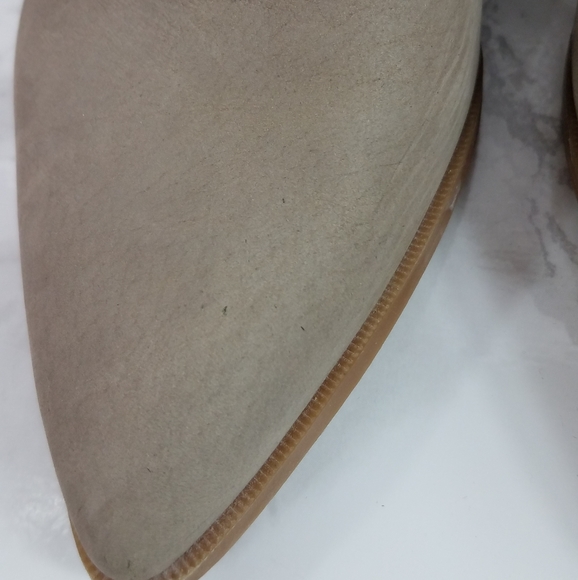 Sole Society Dalphine Leather Boots Color Porcini Size 8 - Picture 7 of 12